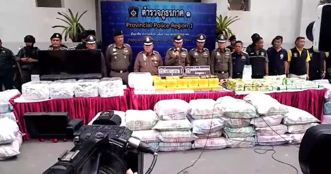 จับยาบ้า 11 ล้านเม็ด ระหว่างขนไปจำหน่ายในย่านปริมณฑล