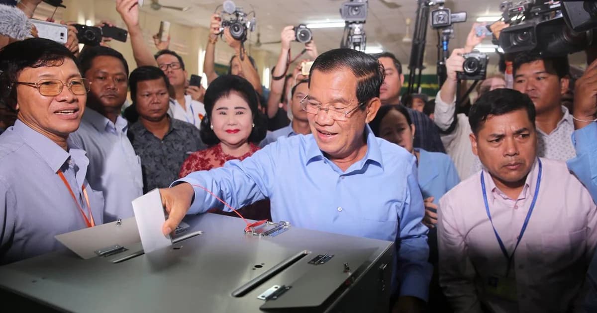 เริ่มแล้ว ‘เลือกตั้งกัมพูชา’ พรรคซีพีพีของสมเด็จฮุนเซนไร้คู่แข่ง