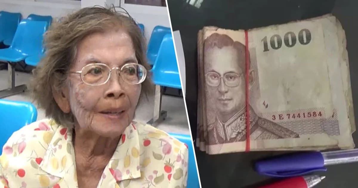 โผล่แล้ว ! ยายวัย 83 เจ้าของเงินแสน เผยทิ้งขยะเพราะปลวกแทะ