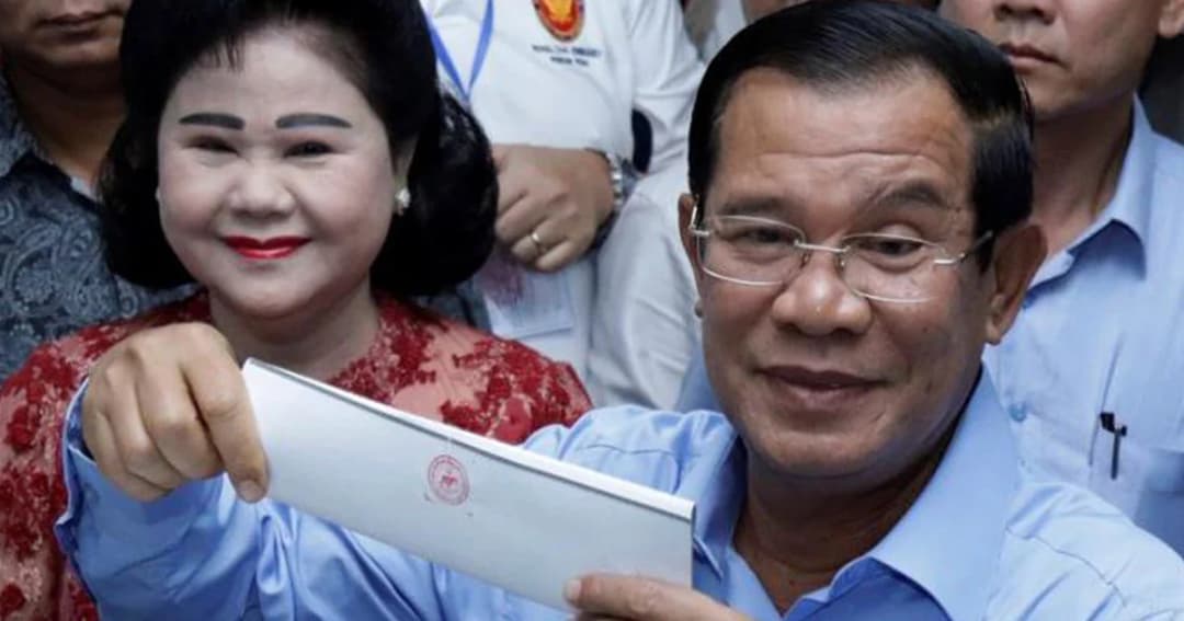 ปิดหีบ ! “ฮุนเซน” เตรียมฉลองชัย “ซีพีพี” คะแนนนำ คาดชนะเลือกตั้งกัมพูชา