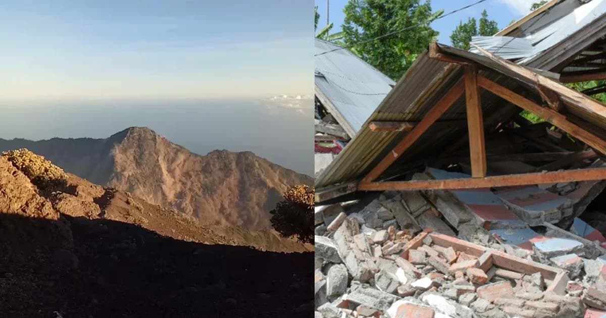 ส่ง ฮ.ช่วย 239 คนไทยติดภูเขาไฟรินจานี-แผ่นดินไหวอินโดฯ ตาย 14