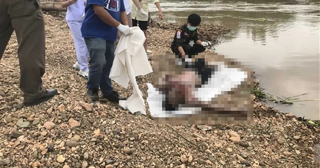 พบศพ จนท.เทศบาล ลอยอืดในเเม่น้ำวัง คาด ถูกฆาตกรรม