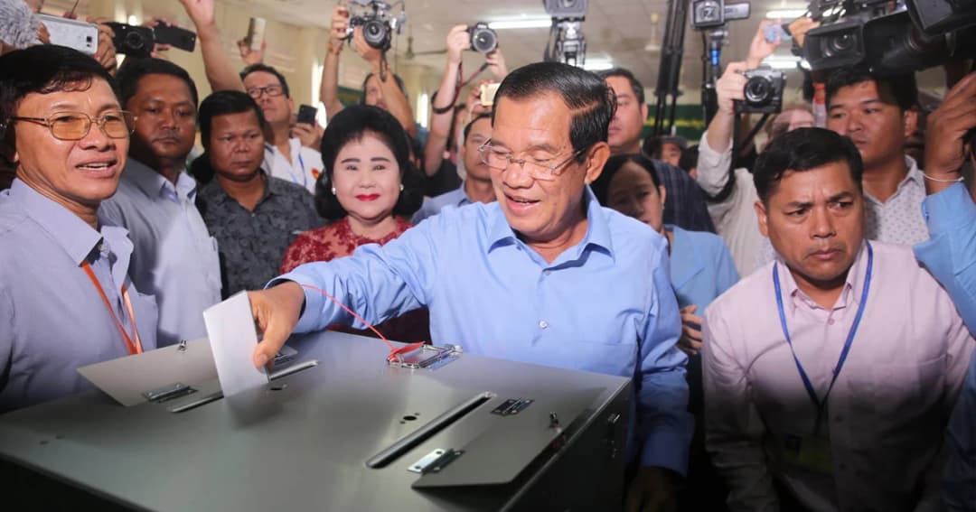 นายกฯ ฮุนเซน ยันเลือกตั้งกัมพูชา โปร่งใส ยุติธรรม มีการตรวจสอบ