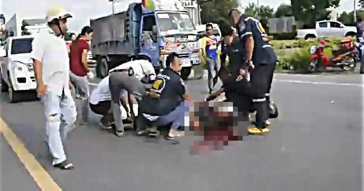 นักศึกษาขี่ จยย.ย้อนศร เลี่ยงด่านตำรวจ ก่อนชนเก๋ง ดับ 1