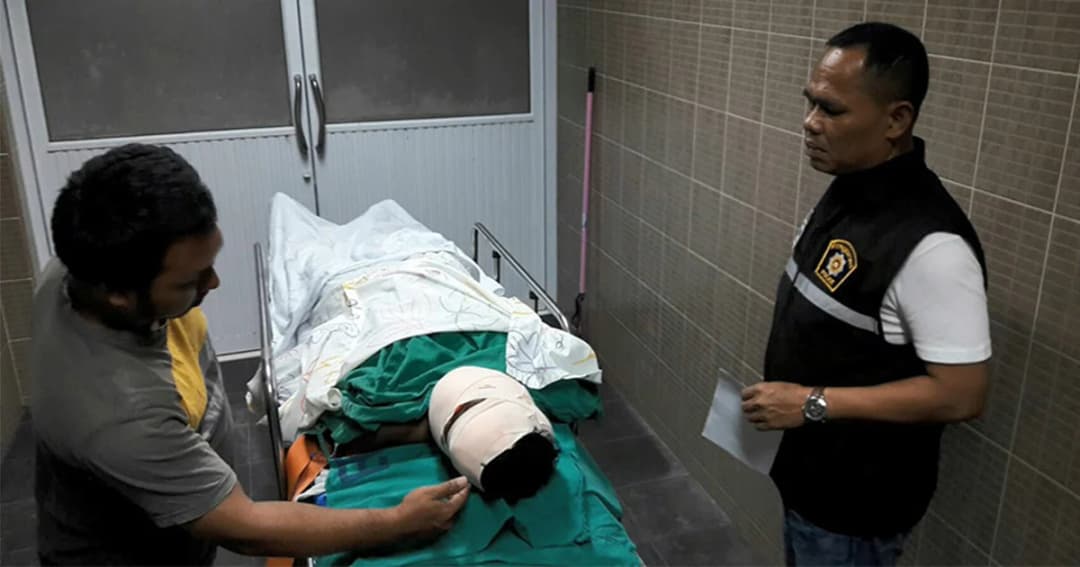 หนุ่มอินเดียสุดทน หัวหน้าลวนลามเมีย คว้าท่อนเหล็กตีหัวดับ