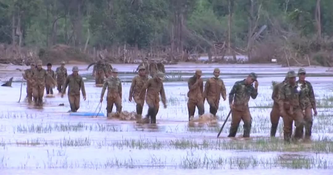 “โคลนลึก” อุปสรรคค้นหาร่างผู้เสียชีวิตเขื่อนแตกในลาว ล่าสุดดับ 23 สูญหาย 108