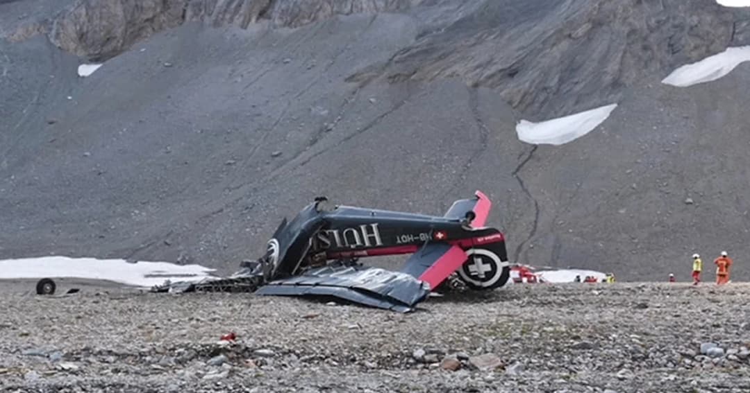 ดับยกลำ 20 ศพ เครื่องบินนำเที่ยวตกบนเทือกเขาสวิส