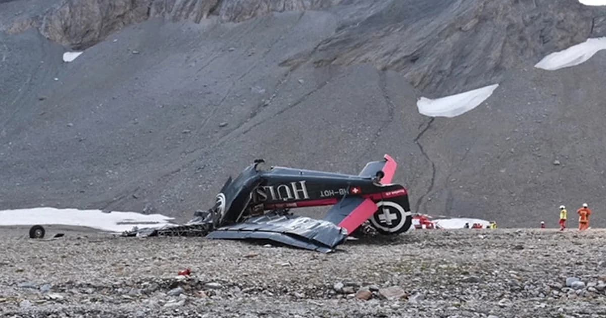 ดับยกลำ 20 ศพ เครื่องบินนำเที่ยวตกบนเทือกเขาสวิส