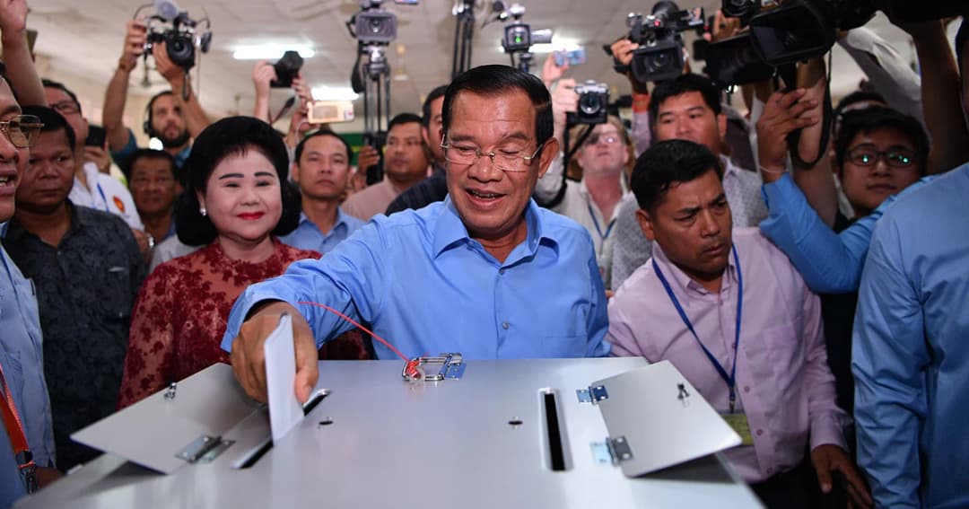 นายกฯ ฮุนเซน สาบานขอให้ถึงตาย หากโกงตัวเลขผู้ใช้สิทธิเลือกตั้ง