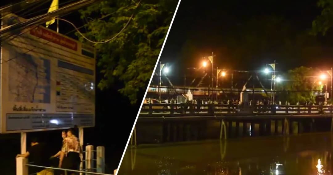 ชาวบ้านเมืองเพชรบุรีเฝ้าระดับน้ำ หลังปักธงเหลืองแจ้งเตือน มั่นใจน้ำไม่ท่วมหนัก