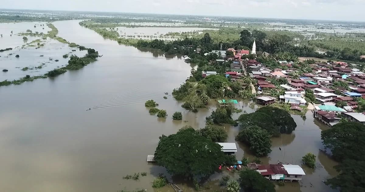 นครพนม ลำน้ำอูน-แม่น้ำสงคราม ยังวิกฤติระบายลงน้ำโขงช้า