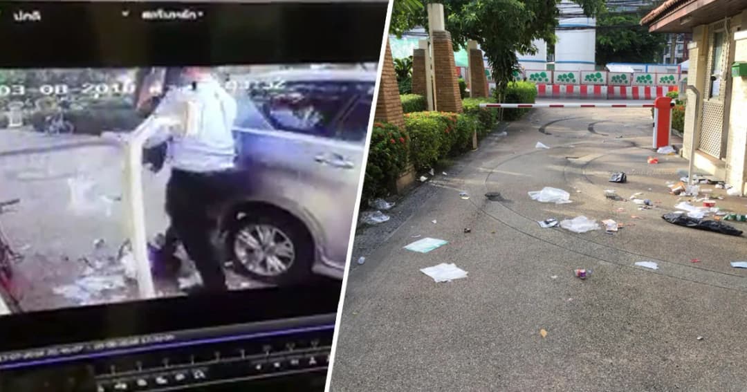 แฉ ! หนุ่มโปรยขยะเกลื่อนหมู่บ้าน ไม่ยอมจ่ายค่าส่วนกลาง