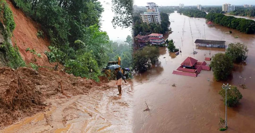 ดับแล้ว 20 ศพ ฝนตกดินถล่มทางภาคใต้อินเดีย