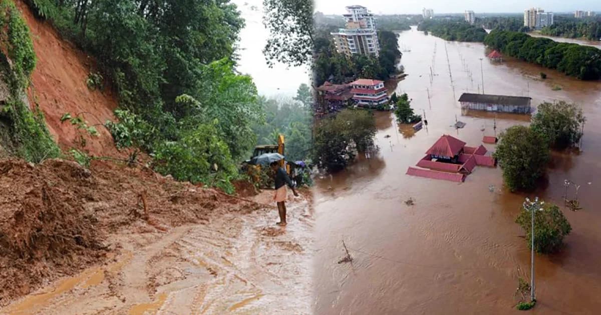 ดับแล้ว 20 ศพ ฝนตกดินถล่มทางภาคใต้อินเดีย