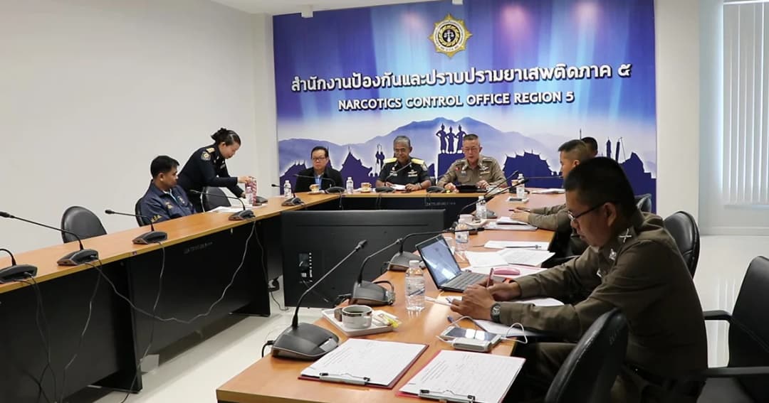 ‘ปปส.ภาค 5’ เผยยาเสพติดทะลักชายแดน เร่งสกัดกั้น ‘สารตั้งต้น’ ผลิตยาบ้าตัวใหม่