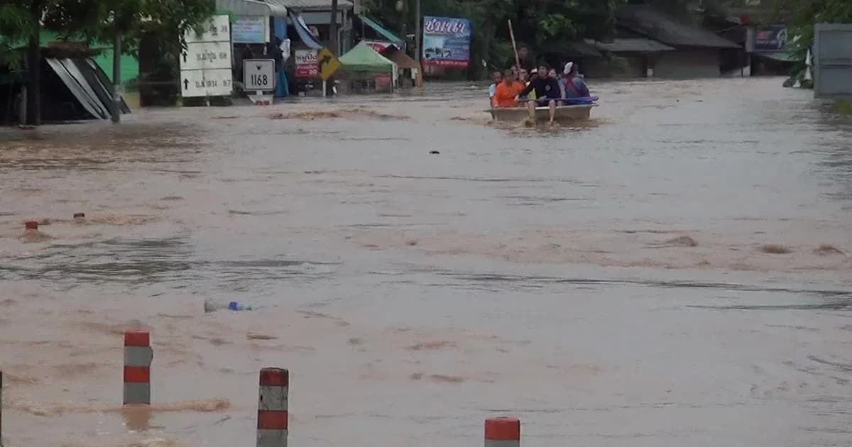 น่านวิกฤตน้ำทะลักท่วม 7 อำเภอ เดือดร้อนกว่า 1 พันครัวเรือน