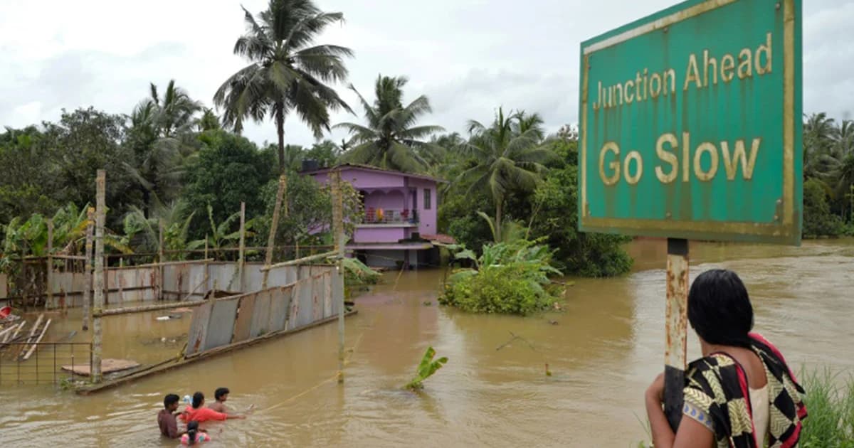 ยอดผู้เสียชีวิตจากน้ำท่วมในรัฐเกรละ เพิ่มเป็น 324 รายแล้ว