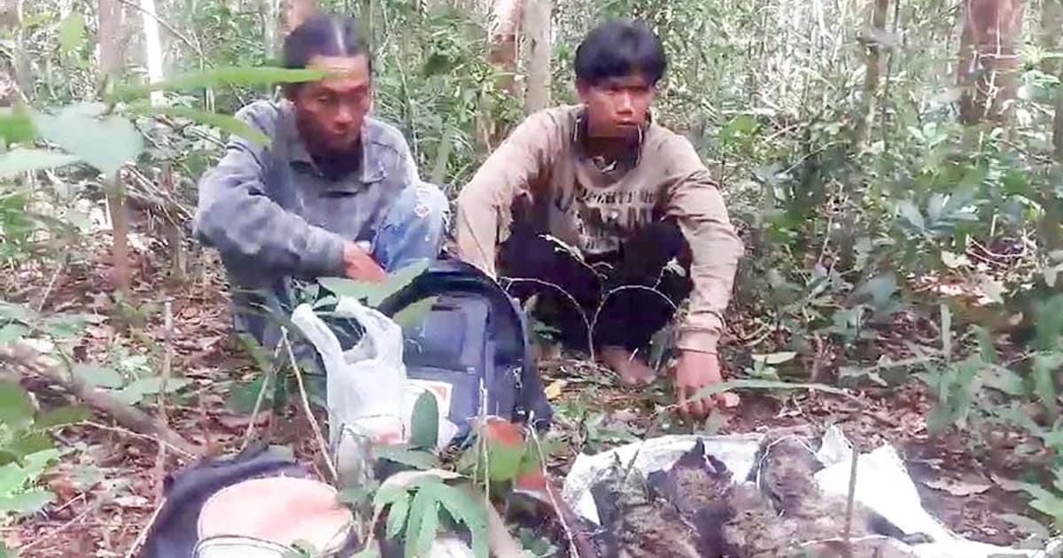 รวบ 2 พรานป่าล่า “อีเห็น ลายเสือ 3 ตัว” คาเขตรักษาพันธุ์สัตว์ป่า