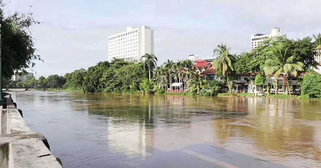 วอนชาวเชียงใหม่อย่าตื่นตระหนก แม่น้ำปิงยังไหว น้ำไม่ท่วม
