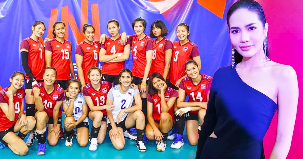 “น้ำตาล ชลิตา” ส่งใจเชียร์วอลเลย์บอลหญิง กีฬาเอเชียนเกมส์ครั้งที่ 18