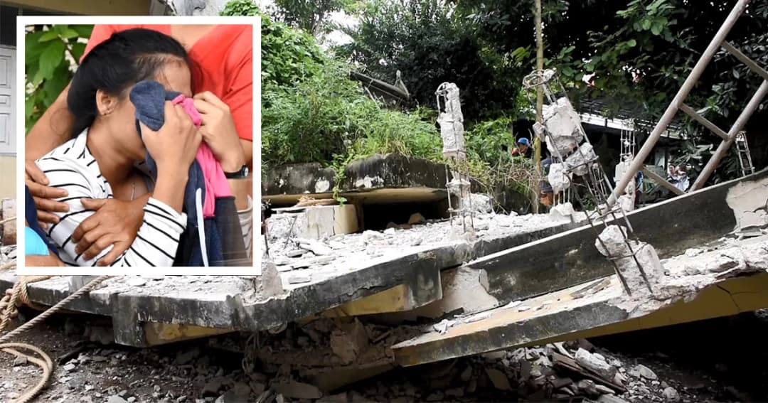 รื้อหอระฆังเก่า อายุกว่า 20 ปี ถล่มทับคนงาน ดับอนาถ