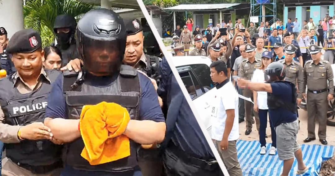 คุมตัว “เสี่ยอ้วน” ทำแผน คดีฆ่าโหด 2 ศพ เขาชีจรรย์