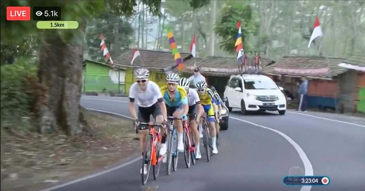 เฉือนเสี้ยววิ ! จักรยานทางไกล 150 กม. บทพิสูจน์ความแรง + อึดของนักกีฬา