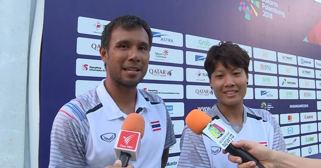 เทนนิสคู่ผสมไทยชิงทองครั้งแรกในรอบ 40 ปี ‘สนฉัตร-ลักษิกา’ พบกับเจ้าภาพวันนี้