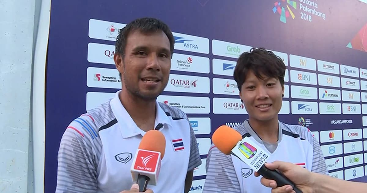 เทนนิสคู่ผสมไทยชิงทองครั้งแรกในรอบ 40 ปี ‘สนฉัตร-ลักษิกา’ พบกับเจ้าภาพวันนี้