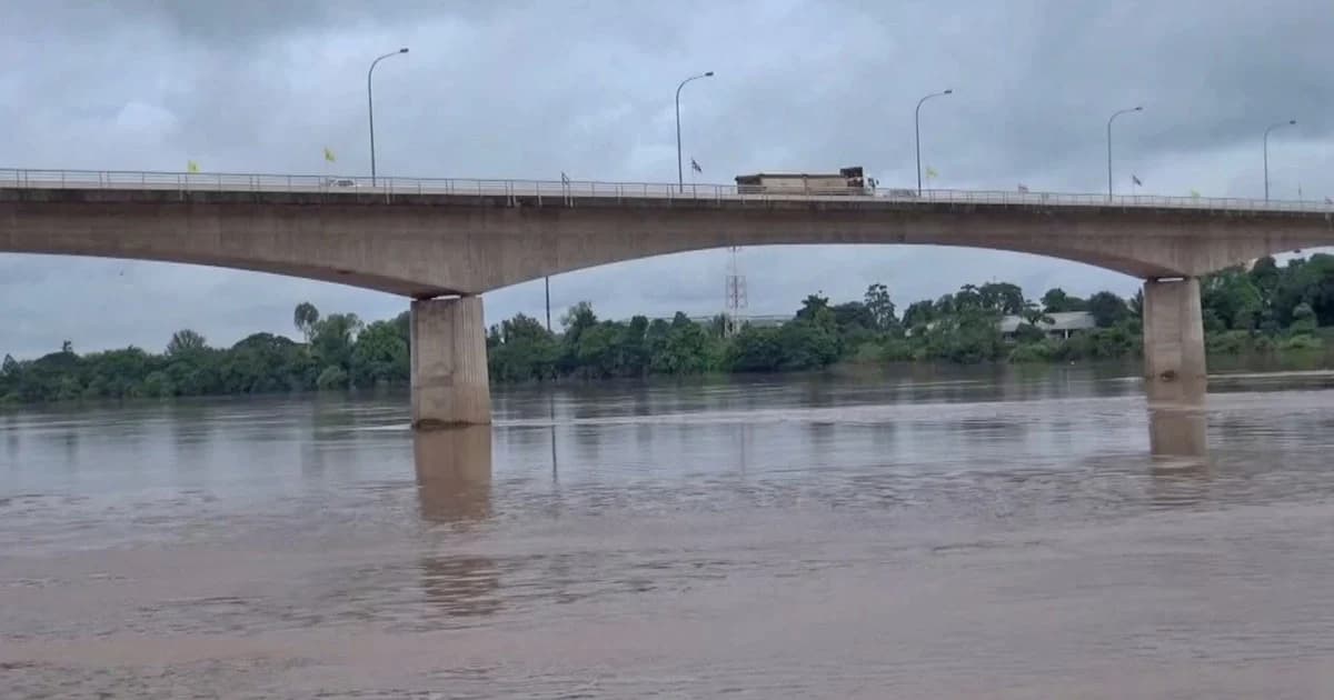 น้ำโขงต่ำกว่าระดับวิกฤติ ทางการเร่งพร่องน้ำหลังฝนตกหนัก