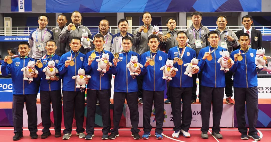 เซปักตะกร้อชายคู่คว้าเหรียญทองที่ 7 ให้ทัพนักกีฬาไทย