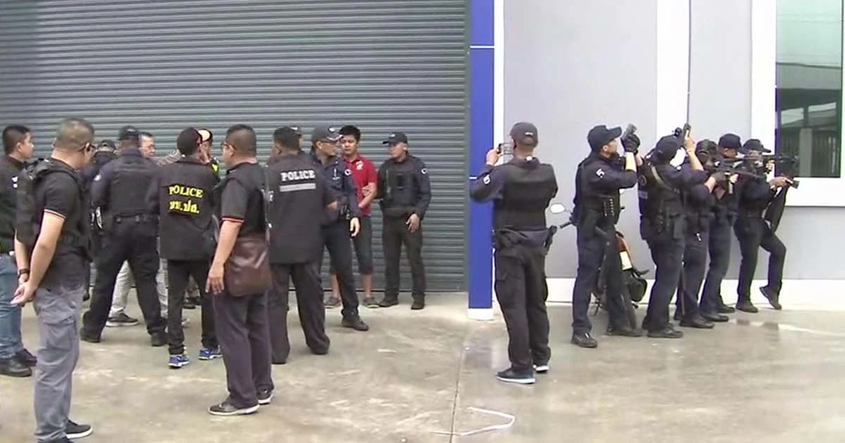 ปส. บุกจับเครือข่ายค้ายา ย่านกระทุ่มแบน เปิด บ.ขายอะไหล่ฟอกเงิน