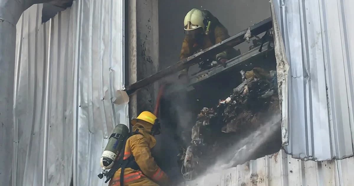 ไฟไหม้โรงเก็บขยะ ในโรงไฟฟ้าพลังงานขยะเมืองสงขลา