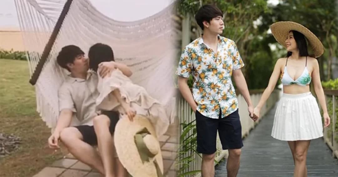 “ต้นหอม-ซัน” ควงคู่เที่ยวทะเล โชว์จูบสุดสวีทริมชายหาด!