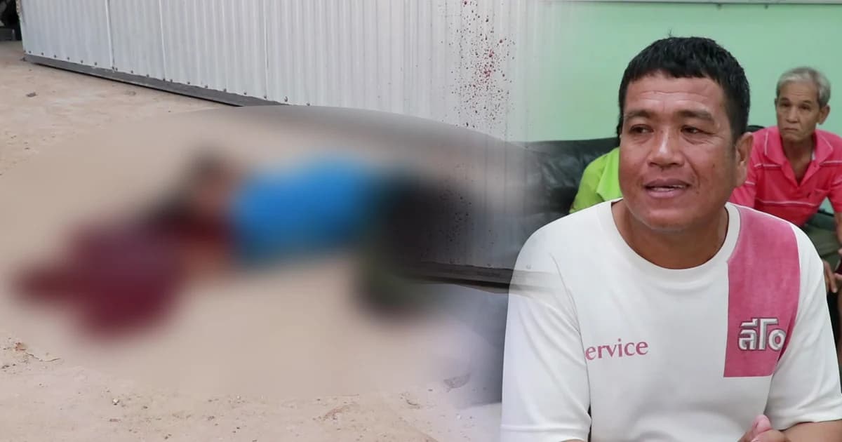 หนุ่มฉุนขาด! โดนเพื่อนด่า “ไอ้ขี้ขลาด” คว้าชะแลงฟาดดับคาที่