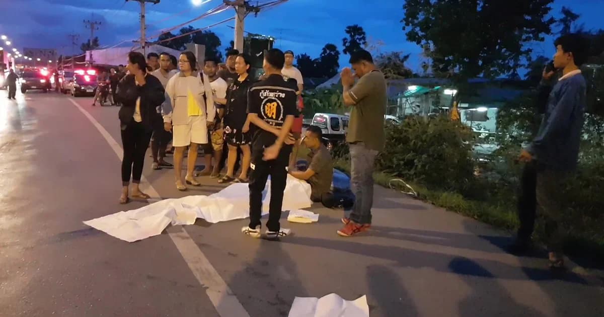 พยาบาลสาวเคราะห์ร้าย ถูกรถพ่วงเหยียบร่างดับคาที่