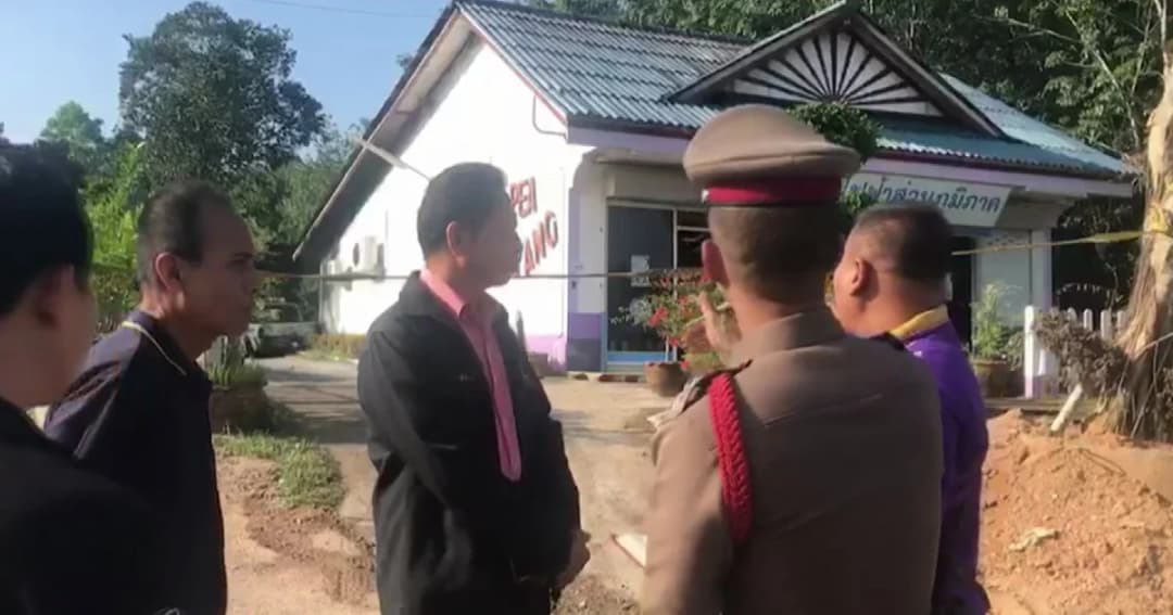 โจรใต้บุกเผาอาคาร สนง.การไฟฟ้า อ.กาบัง จ.ยะลา