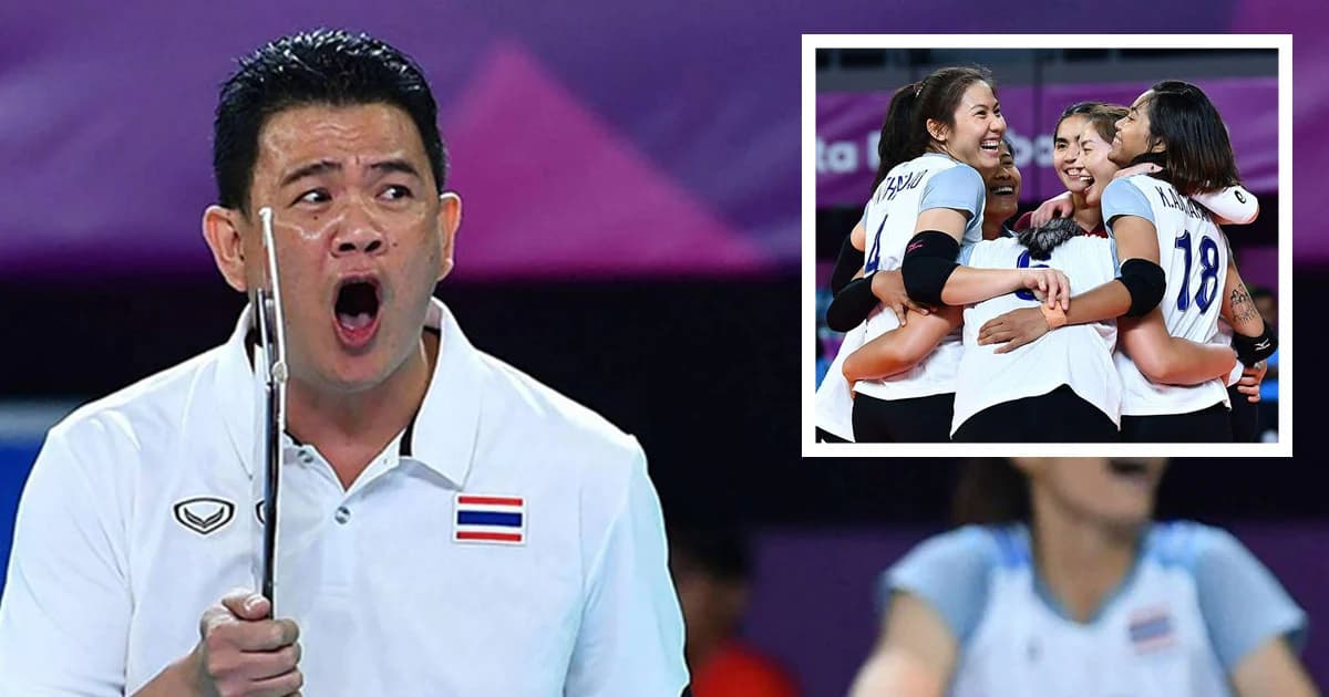 “โค้ชด่วน” กุนซือทีมวอลเลย์บอลหญิงไทย ชุดประวัติศาสตร์ คว้าเหรียญเงินเอเชียนเกมส์