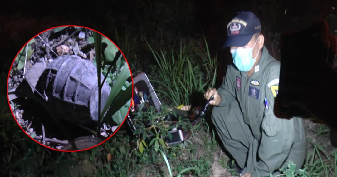 แตกตื่น! ชาวบ้าน จ.ระยอง พบระเบิดสังหารถูกทิ้งริมถนน EOD เข้าเก็บกู้ทำลาย