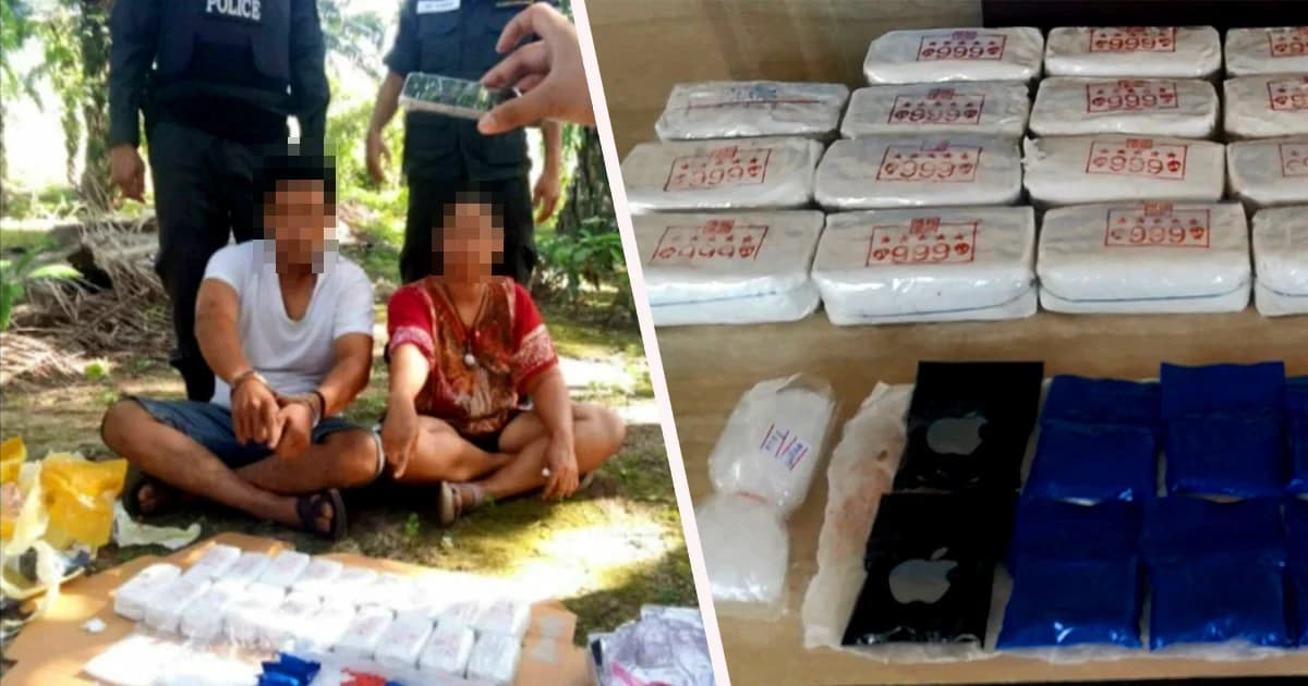 รวบน้า-หลาน คาด่าน ซุกยาบ้า ยาไอซ์ในลังขนม ตบตาตำรวจ