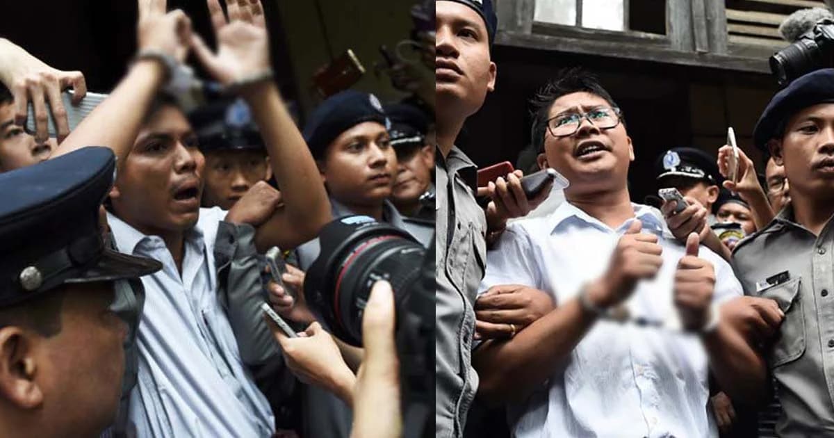 นานาชาติผิดหวัง! ศาลเมียนมาสั่งขังนักข่าวรอยเตอร์ 7 ปี หลังตีแผ่โรฮีนจา