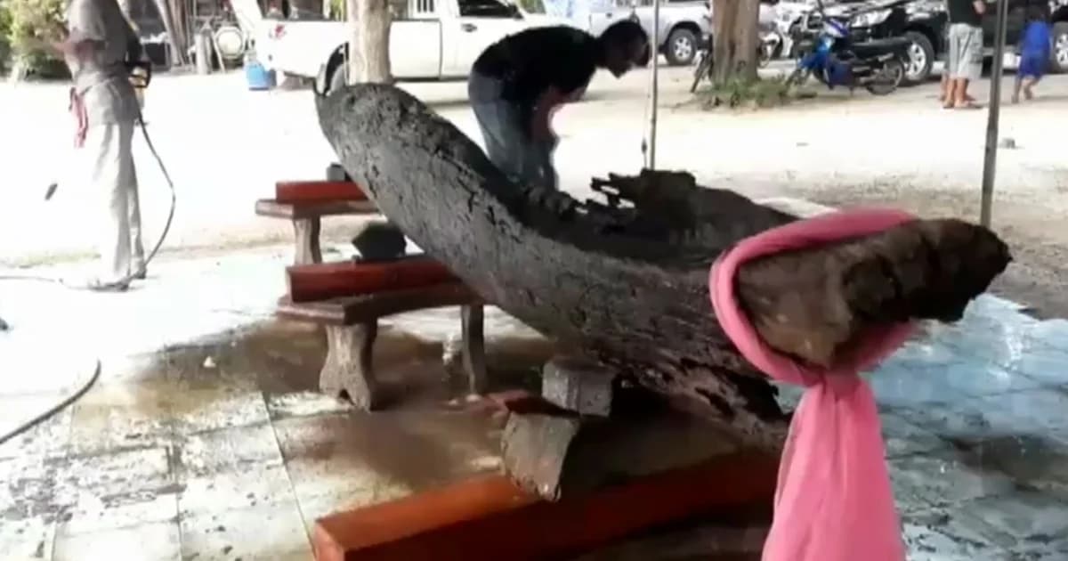 พบเรือไม้โบราณ 100 ปี โผล่ จ.กระบี่ ชาวบ้านเผย สาวชุดขาวเข้าฝันบอกพิกัด