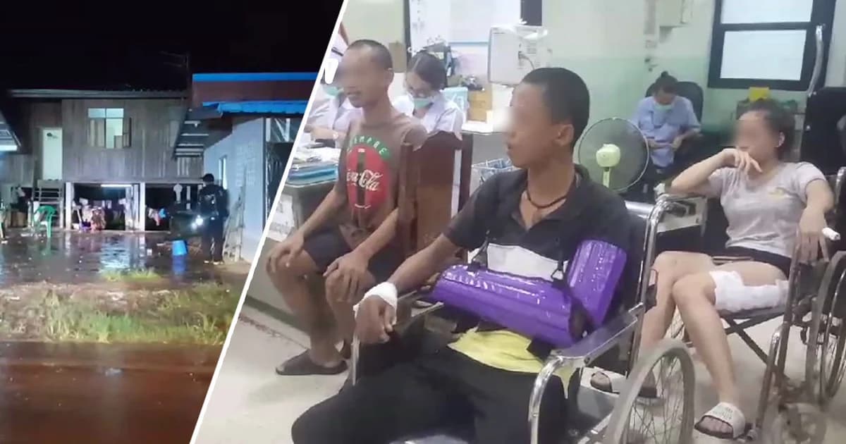 ปราจีนบุรี โจ๋เลือดร้อน! ยกพวกบุกไล่ฟันคู่อริ-ปาระเบิดถล่มบ้าน บาดเจ็บระนาว