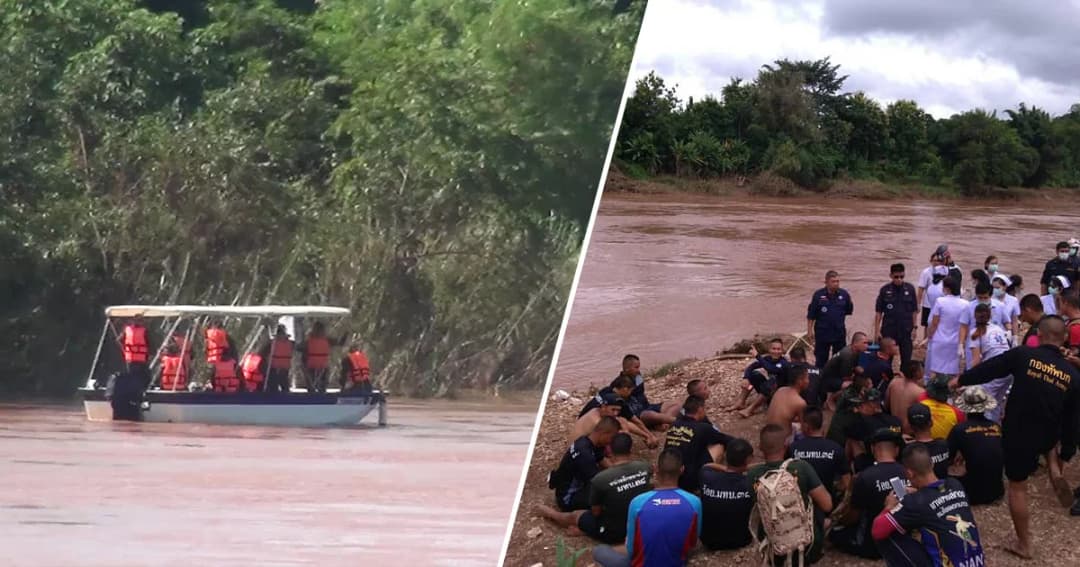 ระดมกำลังทางบก-น้ำ-อากาศ ค้นหา 3 พลทหารเรือคว่ำแม่น้ำน่าน รัศมี 80 กม.