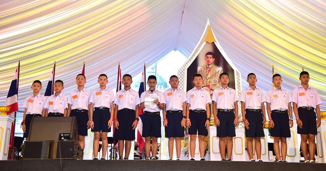 ชื่นมื่น งานเลี้ยงขอบคุณฮีโร่ถ้ำหลวง รวมใจเป็นหนึ่งเดียว