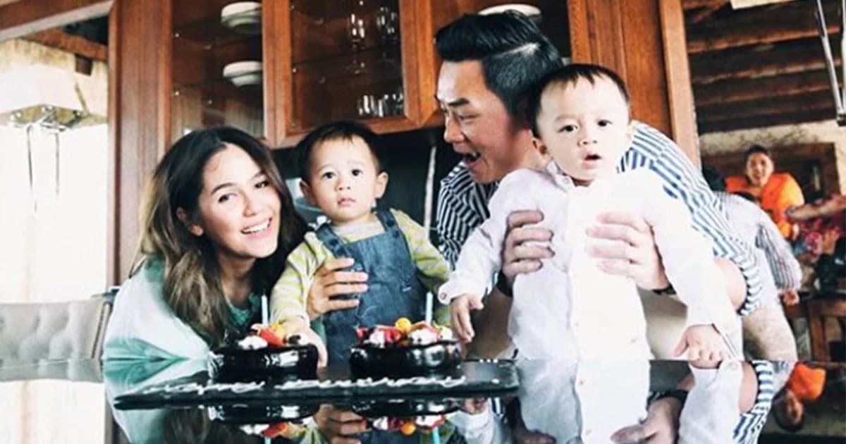 “ชมพู่-น็อต” หอบลูกแฝด HBD ครบ 1 ขวบ ไกลถึงอิตาลี