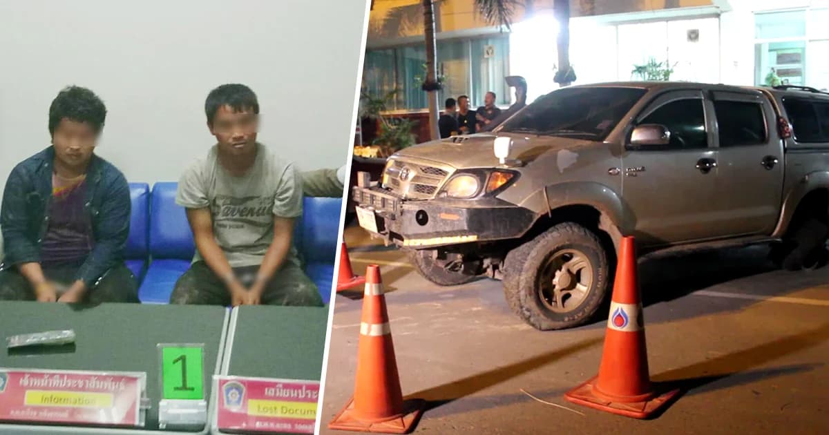 ล่าระทึก! ยิงสกัดรถขนยาบ้า 10 ล้านเม็ด ซิ่งแหกด่าน จ.สิงห์บุรี รวบได้ 2 ราย