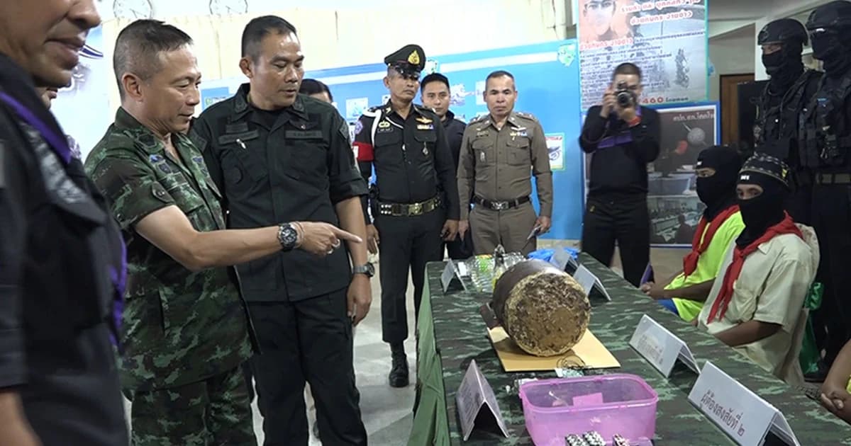 แม่ทัพภาค 4 แถลงจับ 6 ผู้ต้องสงสัยก่อเหตุร้ายในพื้นที่ปัตตานี