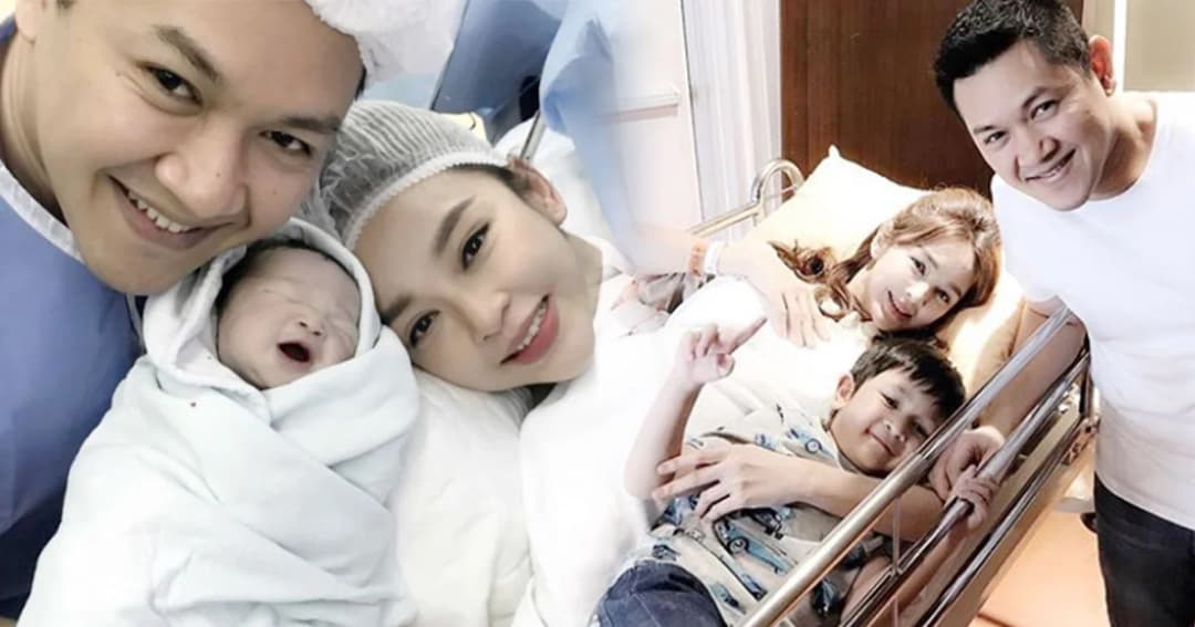 “เป้ย ปานวาด” คลอด “น้องปาลิน” แล้ว “ป๊อป นิธิ” คอยเฝ้าไม่ห่าง