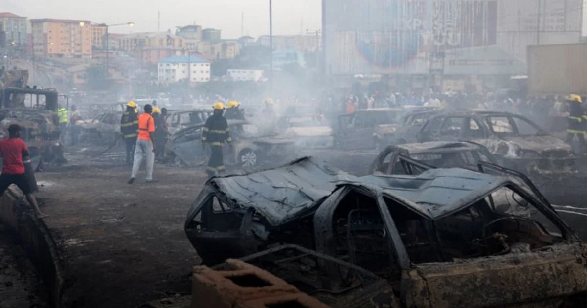 ปั๊มแก๊สระเบิดที่ไนจีเรีย ดับร่วม 35 ศพ